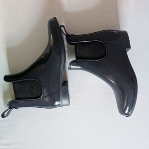 Sam Edelman Patent Navy Tinsley Rain Boots